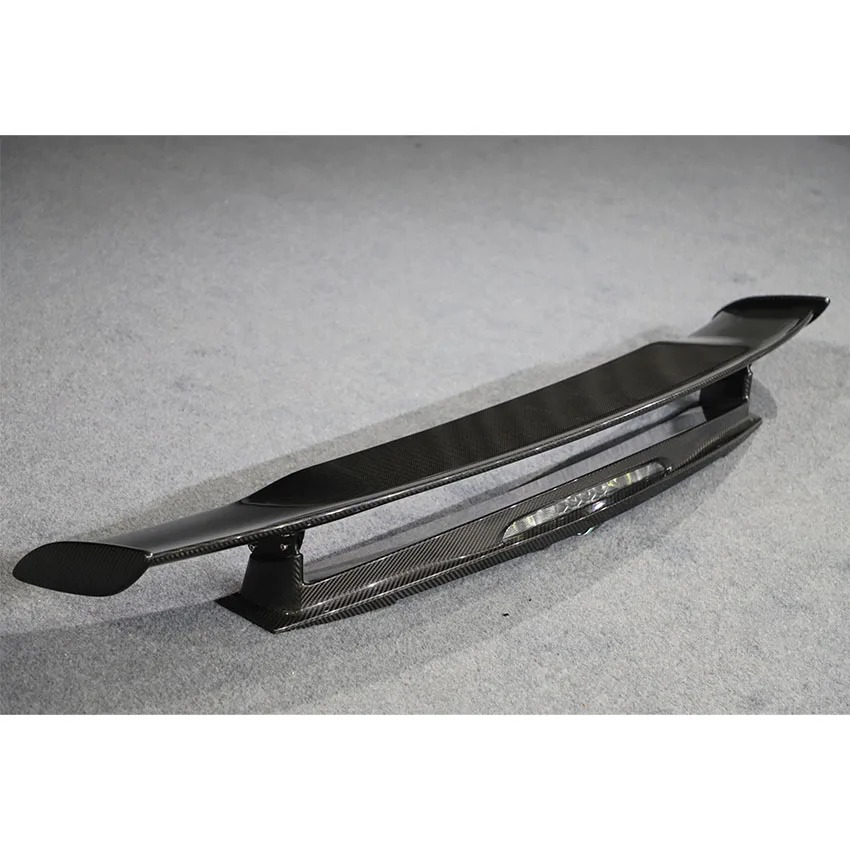 Auto Parts GTR Style Dry Carbon Fiber Rear Spoiler Wing For  GT GTS Body Kit Car Parts